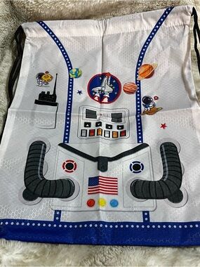 Astronaut Drawstring Backpack Gym Bag Sackpack Sport